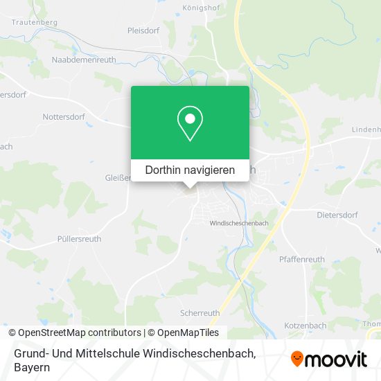 Grund- Und Mittelschule Windischeschenbach Karte