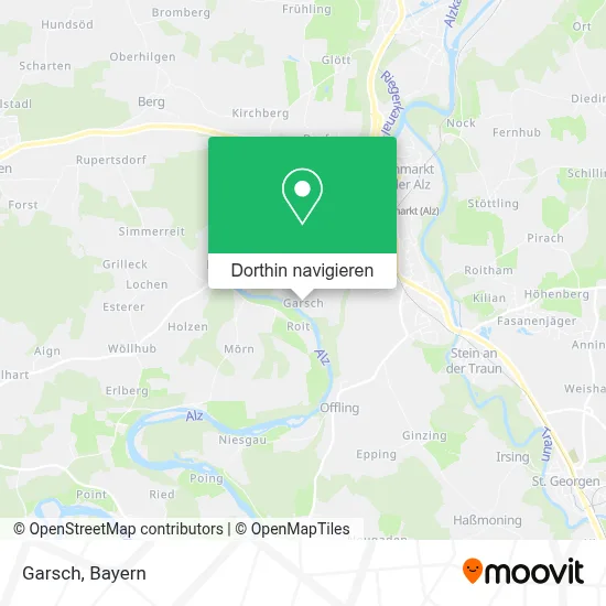 Garsch Karte