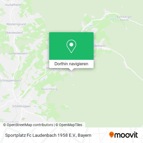 Sportplatz Fc Laudenbach 1958 E.V. Karte