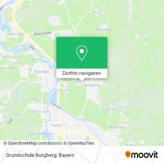 Grundschule Burgberg Karte
