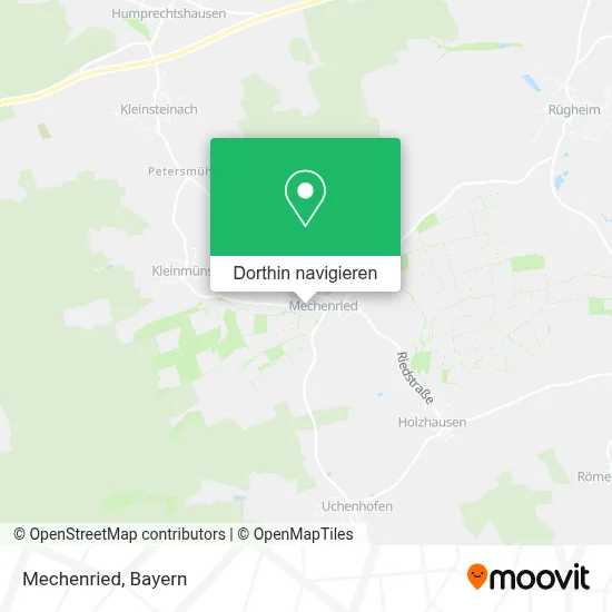 Mechenried Karte