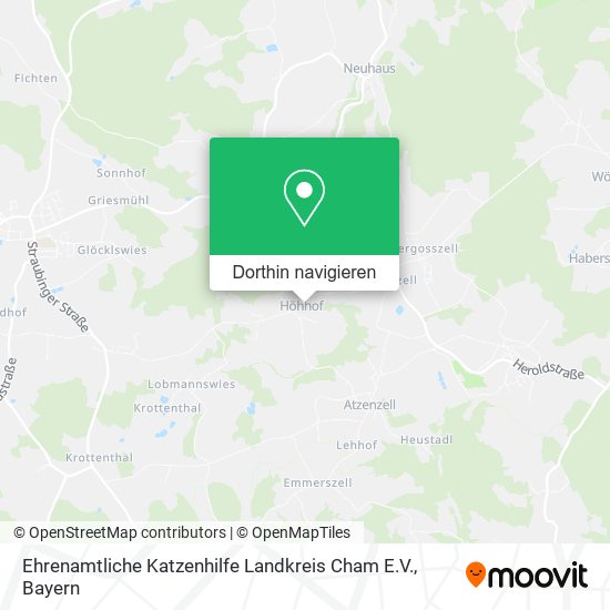 Ehrenamtliche Katzenhilfe Landkreis Cham E.V. Karte