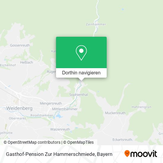 Gasthof-Pension Zur Hammerschmiede Karte