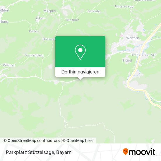 Parkplatz Stützelsäge Karte