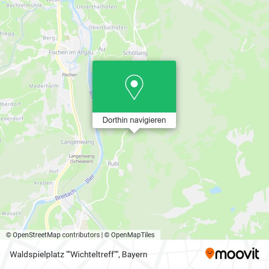 Waldspielplatz ""Wichteltreff"" Karte