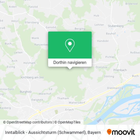 Inntalblick - Aussichtsturm (Schwammerl) Karte