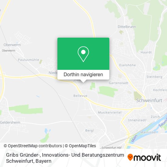 Gribs Gründer-, Innovations- Und Beratungszentrum Schweinfurt Karte