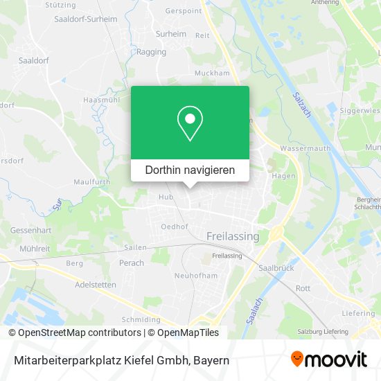 Mitarbeiterparkplatz Kiefel Gmbh Karte