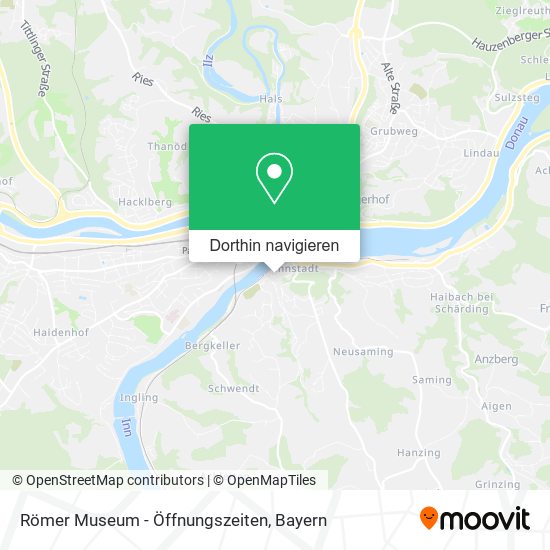 Römer Museum - Öffnungszeiten Karte