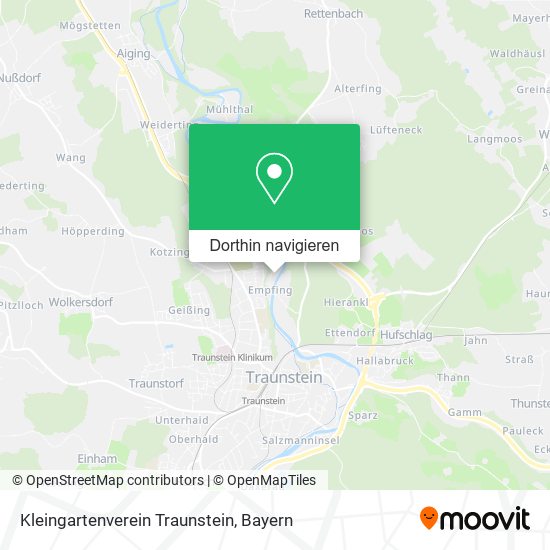 Kleingartenverein Traunstein Karte