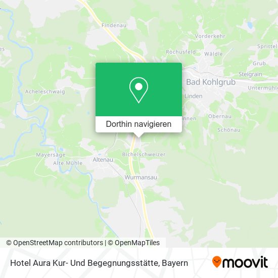 Hotel Aura Kur- Und Begegnungsstätte Karte