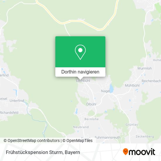 Frühstückspension Sturm Karte