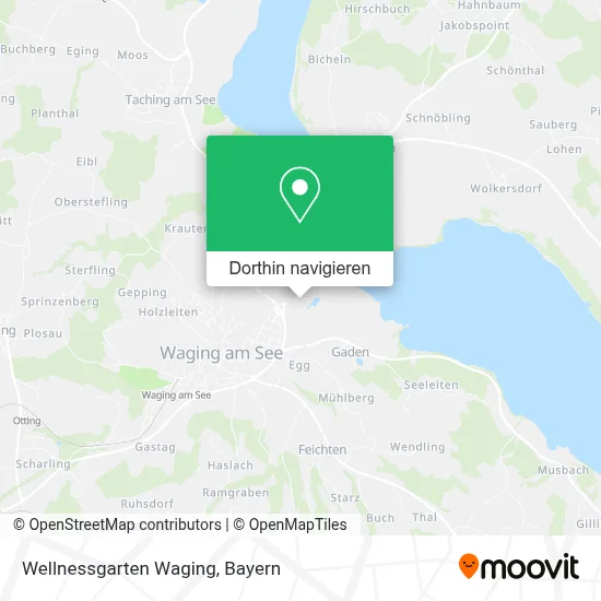 Wellnessgarten Waging Karte