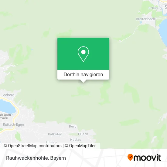 Rauhwackenhöhle Karte