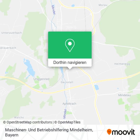 Maschinen- Und Betriebshilfering Mindelheim Karte