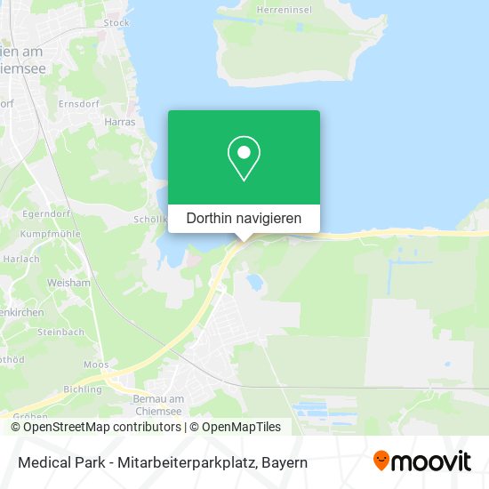 Medical Park - Mitarbeiterparkplatz Karte