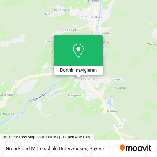 Grund- Und Mittelschule Unterwössen Karte