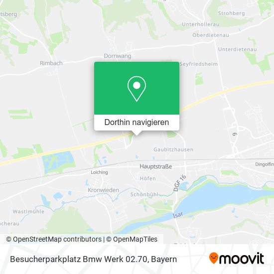 Besucherparkplatz Bmw Werk 02.70 Karte