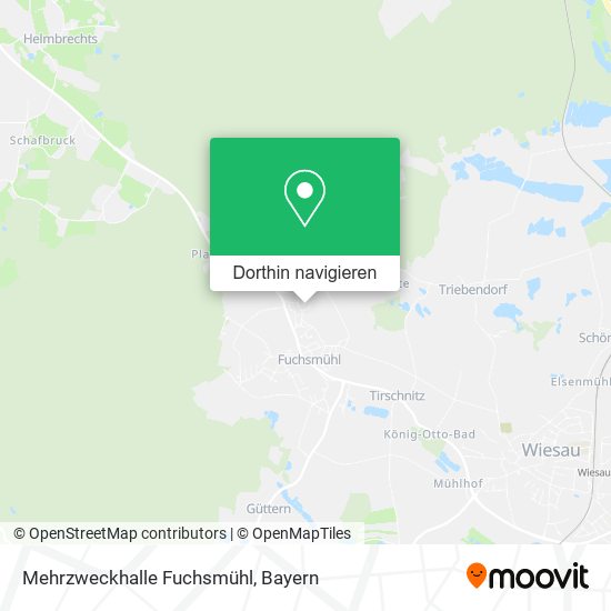 Mehrzweckhalle Fuchsmühl Karte