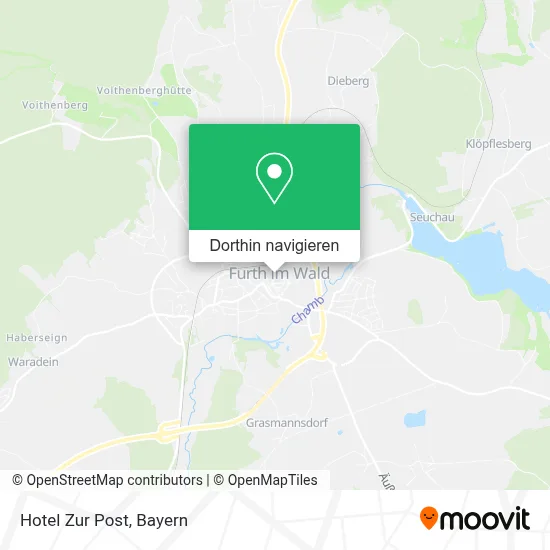 Hotel Zur Post Karte