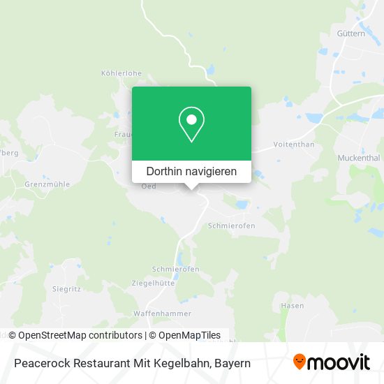 Peacerock Restaurant Mit Kegelbahn Karte