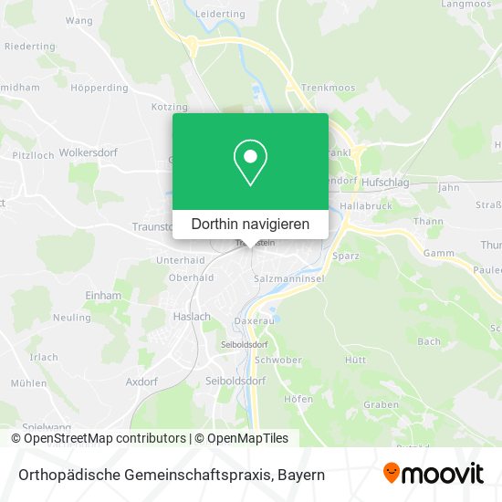 Orthopädische Gemeinschaftspraxis Karte