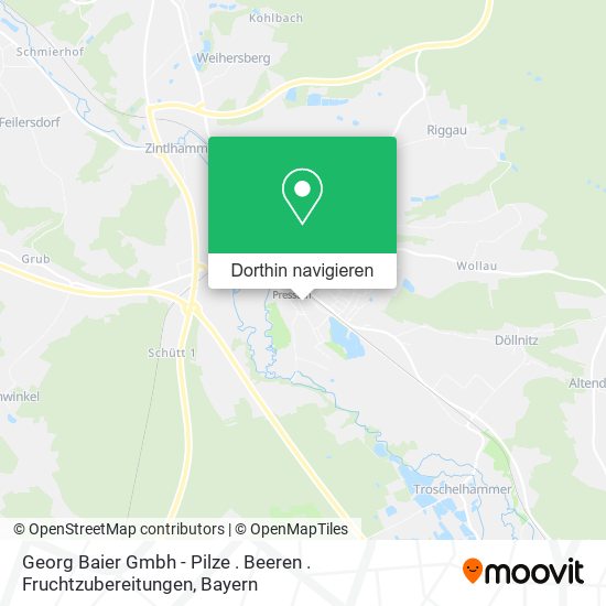Georg Baier Gmbh - Pilze . Beeren . Fruchtzubereitungen Karte