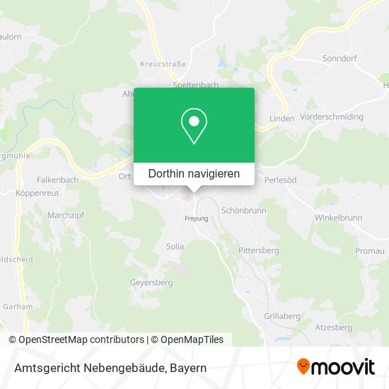 Amtsgericht Nebengebäude Karte