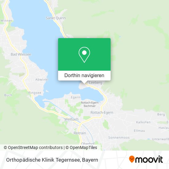 Orthopädische Klinik Tegernsee Karte