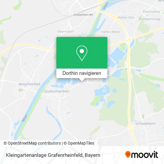 Kleingartenanlage Grafenrheinfeld Karte