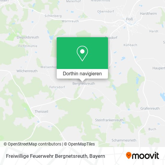 Freiwillige Feuerwehr Bergnetsreuth Karte