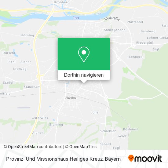 Provinz- Und Missionshaus Heiliges Kreuz Karte