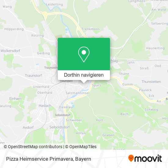 Pizza Heimservice Primavera Karte