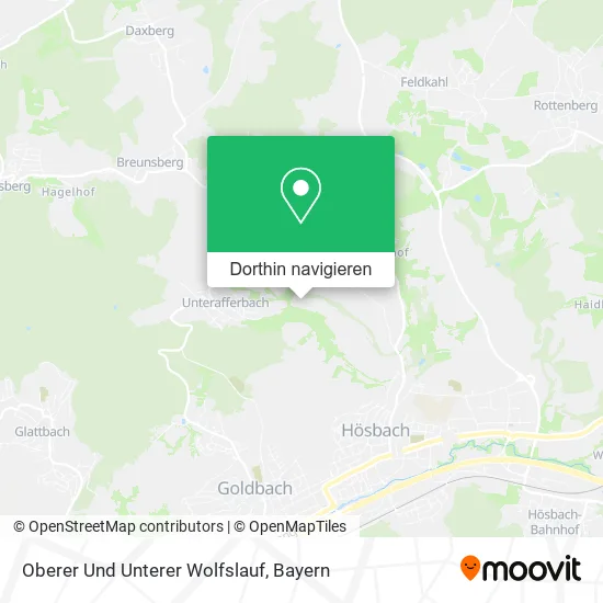 Oberer Und Unterer Wolfslauf Karte