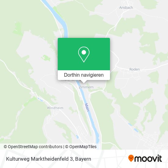 Kulturweg Marktheidenfeld 3 Karte