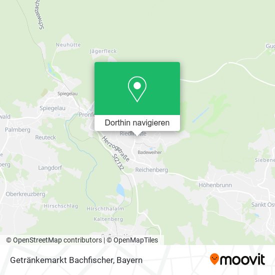 Getränkemarkt Bachfischer Karte