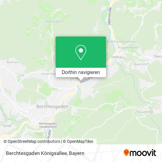 Berchtesgaden Königsallee Karte