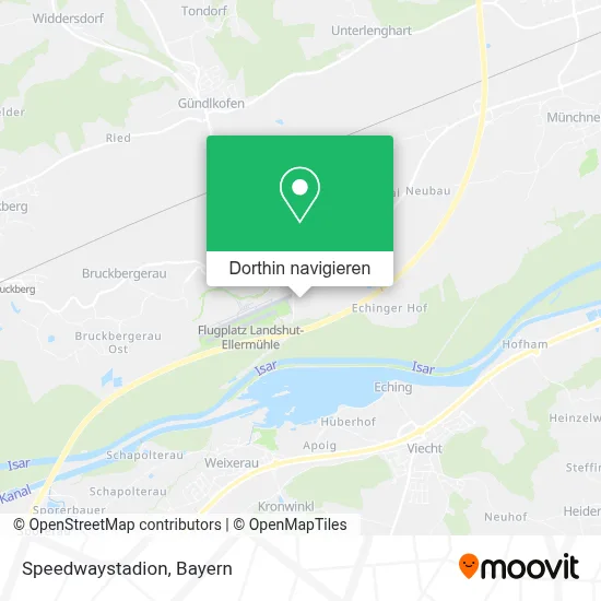 Speedwaystadion Karte