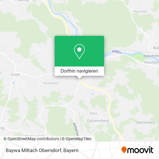 Baywa Miltach Oberndorf Karte
