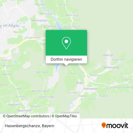 Hasenbergschanze Karte