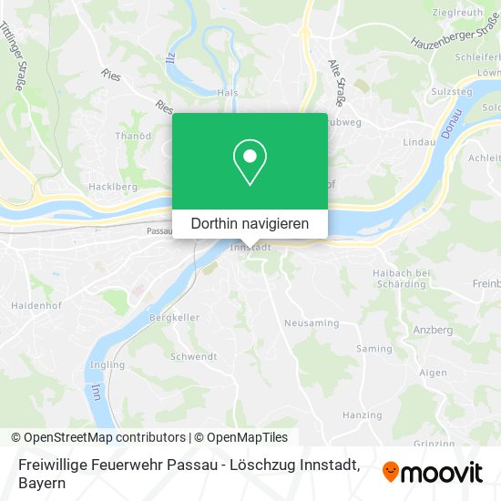 Freiwillige Feuerwehr Passau - Löschzug Innstadt Karte
