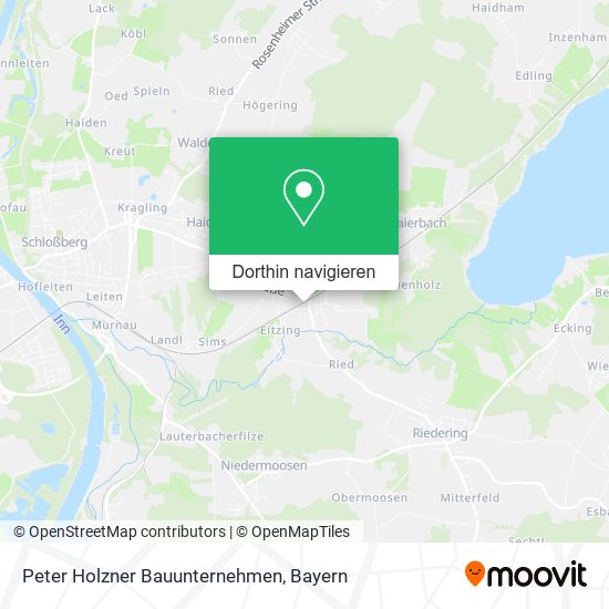 Peter Holzner Bauunternehmen Karte