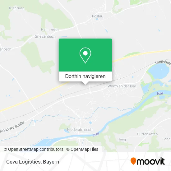 Ceva Logistics Karte