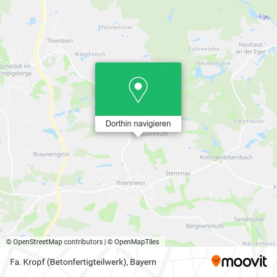 Fa. Kropf (Betonfertigteilwerk) Karte