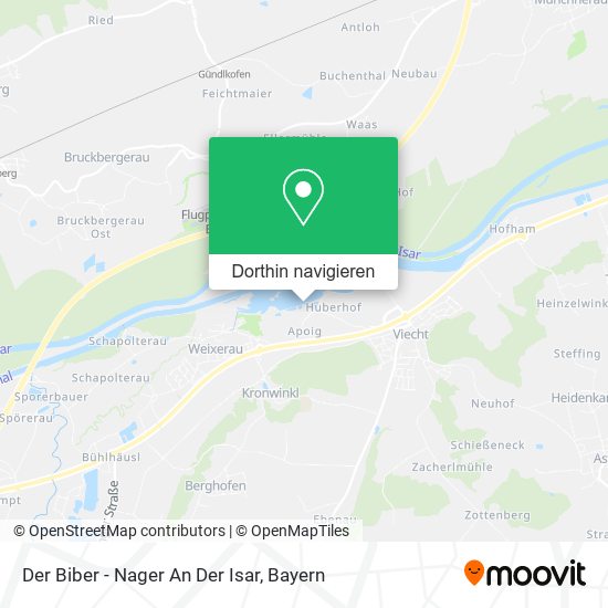 Der Biber - Nager An Der Isar Karte