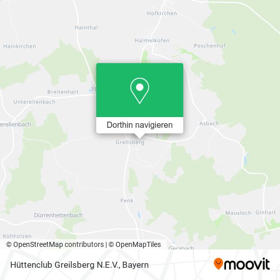Hüttenclub Greilsberg N.E.V. Karte