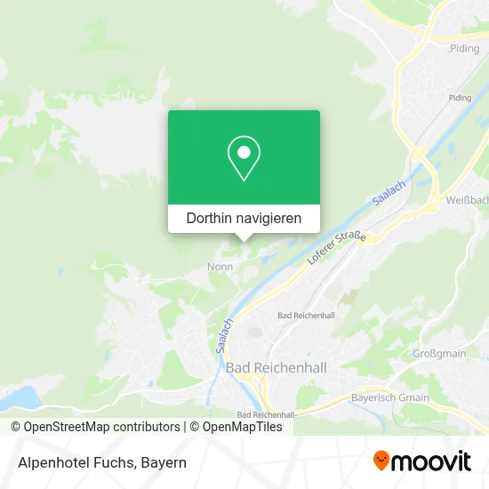 Alpenhotel Fuchs Karte