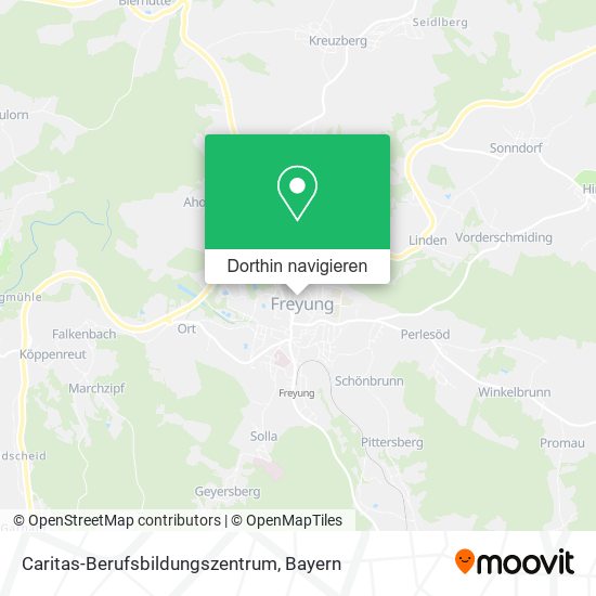 Caritas-Berufsbildungszentrum Karte