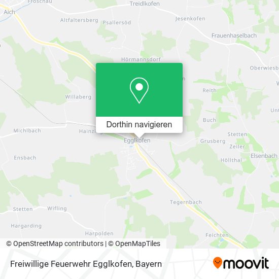 Freiwillige Feuerwehr Egglkofen Karte