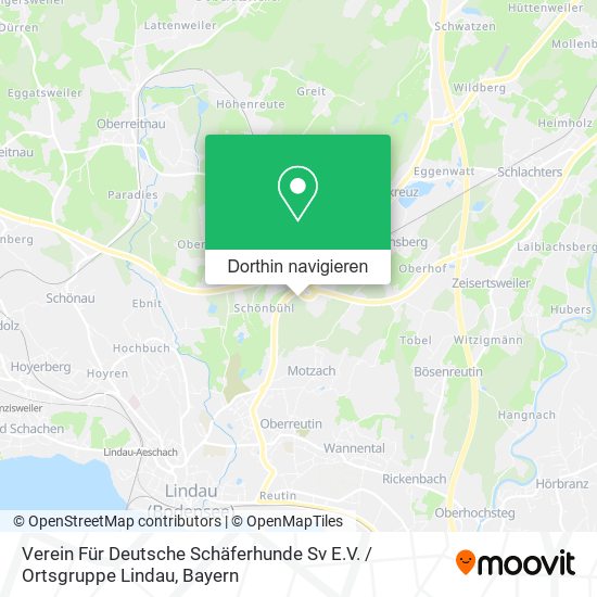 Verein Für Deutsche Schäferhunde Sv E.V. / Ortsgruppe Lindau Karte